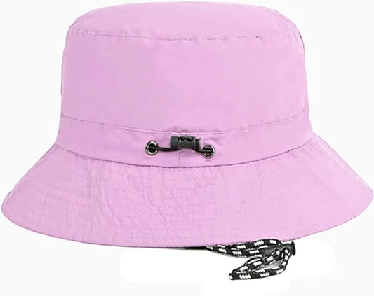 Waterproof Bucket Hat for Women and Men - UV Protection Beach Sun Hat Fishing Safari Boonie Hat Rain Hat Adjustable Packable