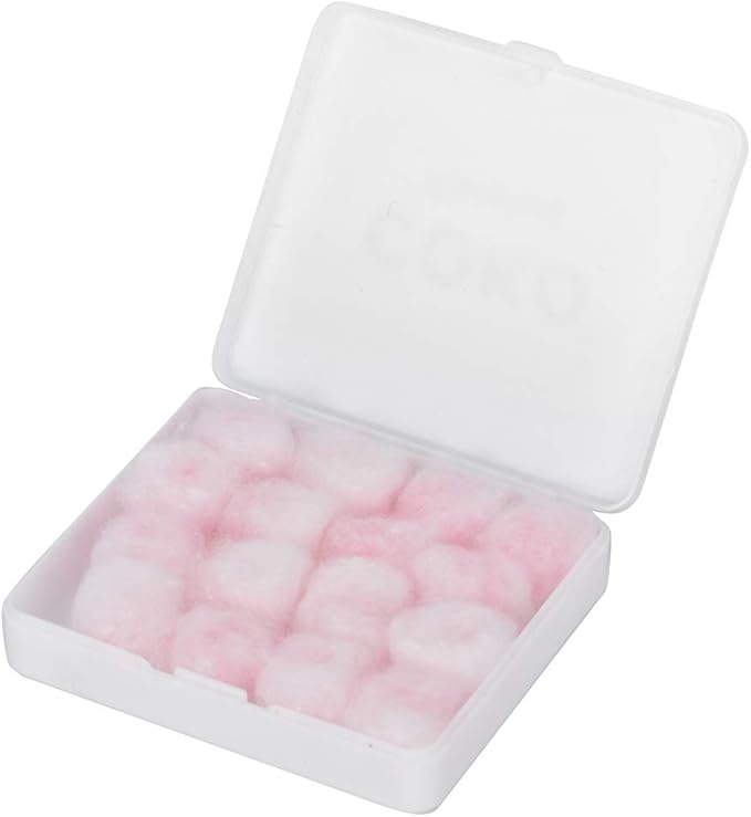 Wax Cotton Noise Reduction Earplugs, Hearing Protection Ear Plugs, 27DB Noise Cancelling Soft Comfortable Earplugs for Sleeping Swimming Work, Reusable Ear Plugs with 8