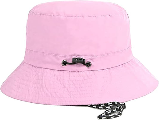 Waterproof Bucket Hat for Women and Men - UV Protection Beach Sun Hat Fishing Safari Boonie Hat Rain Hat Adjustable Packable