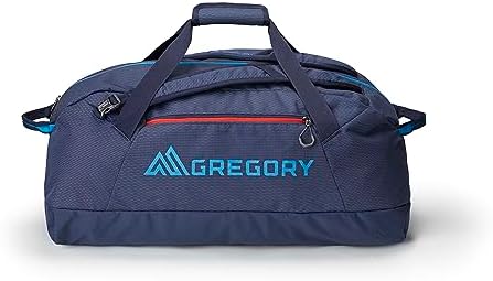 Gregory Supply 65L Adventure Travel/Gear Organization Duffel Bag, Tuckable Backpack Straps, Packable, Water-Repellent, Ocean Blue