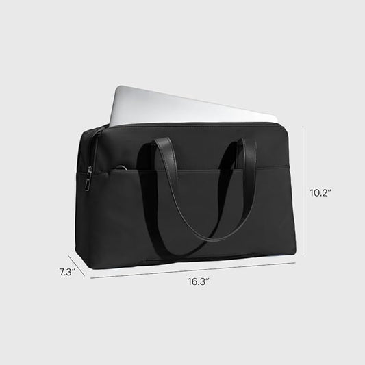 Away Everywhere Bag, Padded Laptop Sleeve, Water Resistant For Every Day Use, Removable Shoulder Strap, Daily Work Bag, Travel Essential Approved Personal Item, Jet Black