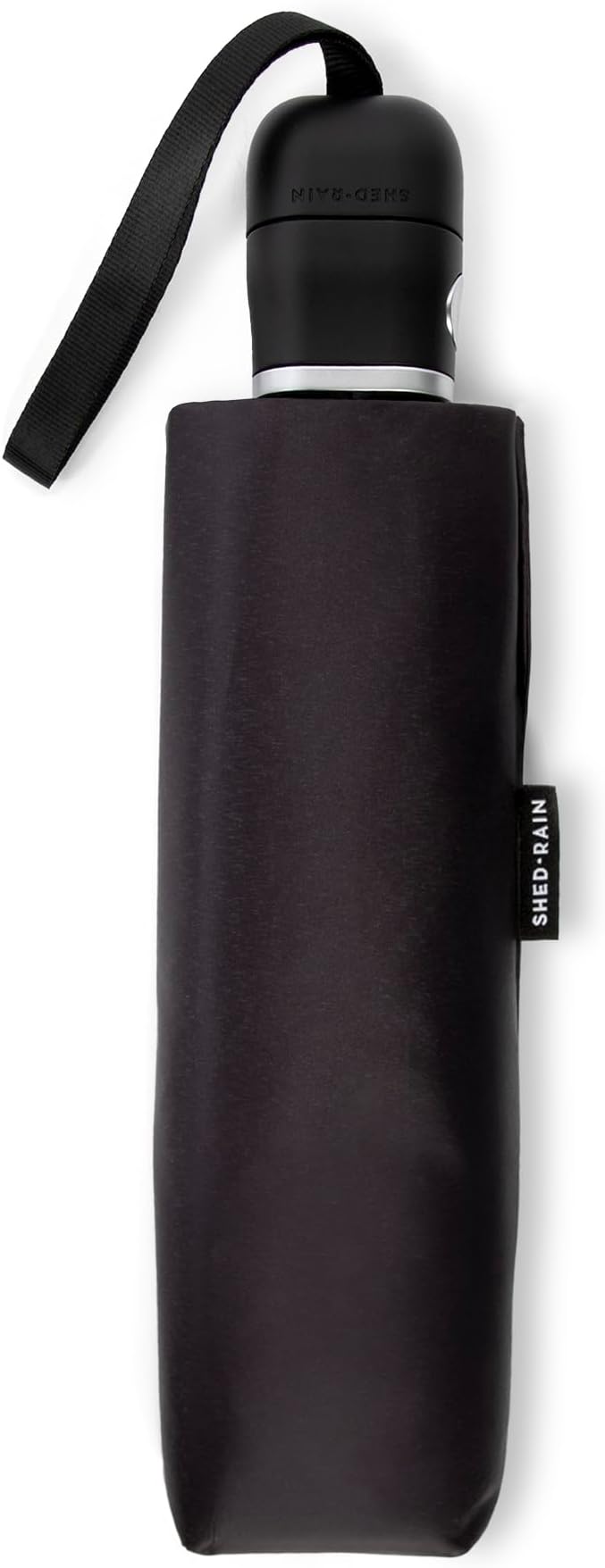 ShedRain Super-Slim Compact Travel Umbrella – Auto Open & Close Sun Protection Design, Lightweight Portable Wind-Resistant Model with UPF 50+ UV Block, 42" Arc & 10.5" Folded Size