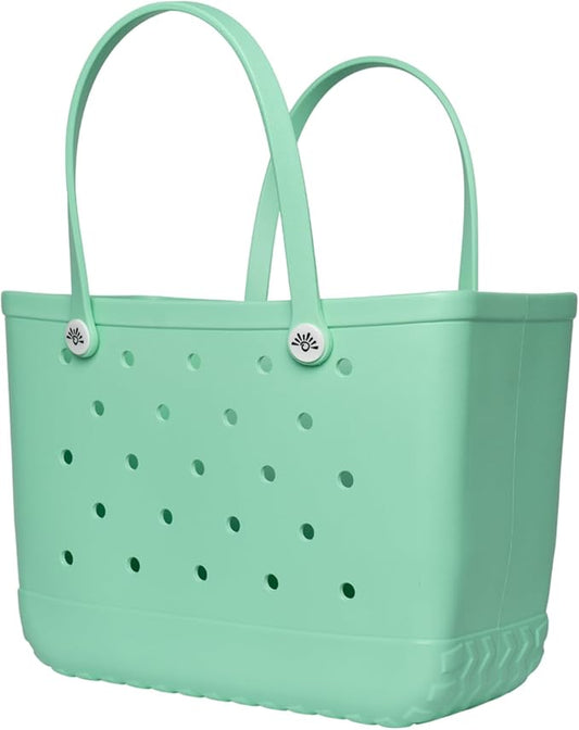 Sunnies Beach Bag - Large Tote Bag for Beach, Pool, & Travel - Lightweight, Waterproof, & Easy-to-Clean - Stylish Summer Bag