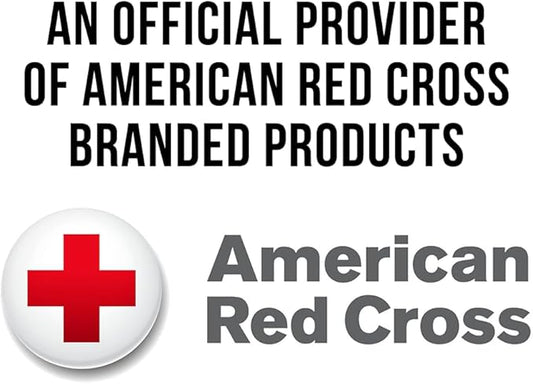 American Red Cross Officially Licensed Product, First Aid Concepts Basic Emergency Preparedness Starter Kit, 12 Hour Survival Supplies for 1 Person, Water, Phone Charger, Blanket, Food