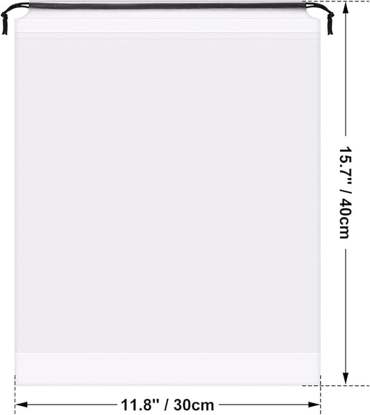 23 Pack Shoe Bags for Travel, 11.8" x 15.7" Waterproof Travel Shoe Bags for Packing,Large Travel Bag for Shoes, Storage Bags Travel Essentials Men for and Women