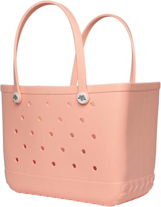 Sunnies Beach Bag - Large Tote Bag for Beach, Pool, & Travel - Lightweight, Waterproof, & Easy-to-Clean - Stylish Summer Bag
