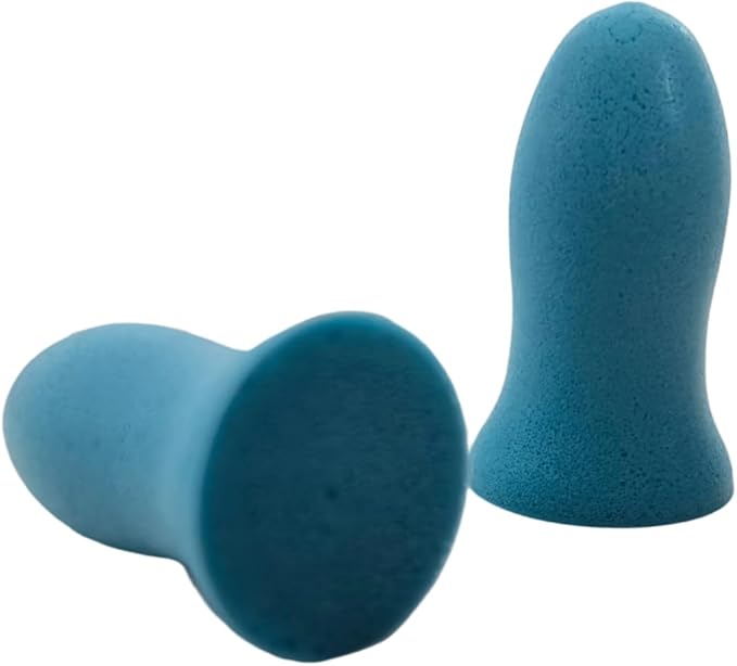 Fan Wu Soft Foam Earplugs 50 Pairs – 32dB Noise Reduction for Sleeping, Travel & Work | Small Size for Kids & Women | Reusable Comfort Fit | Blue