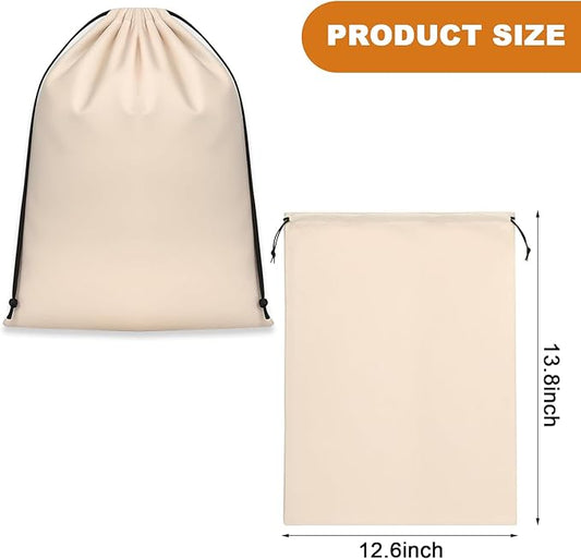 4 Pcs Shoe Travel Bags for Packing, 13.8" x 12.6" Perfect Shoe Bag for Men and Women for Travel