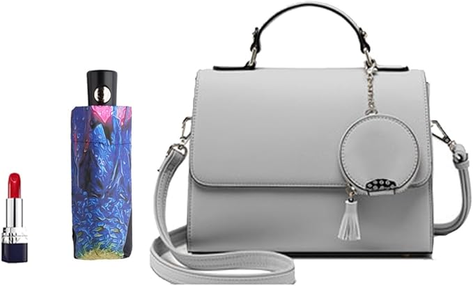 Goothdurs Automatic Mini Travel Windproof Umbrella Compact Auto Open/Close Small Lightweight Folding Rain Umbrellas for Women Men