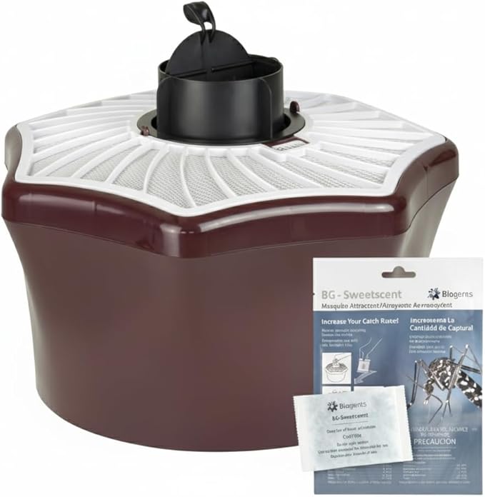 Biogents Mosquitaire Outdoor Mosquito Trap with Sweetscent Lure | Eco-Friendly, Pesticide-Free, Pet-Safe Repellent Alternative | Electric Catcher for Comprehensive Mosquito Control
