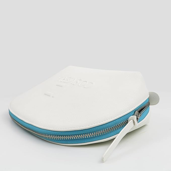 Makeup Bag Organizer & Travel Cosmetic Bag - Toiletry Bag for Women Fits Carry-On and Suitcase with Blue Zipper