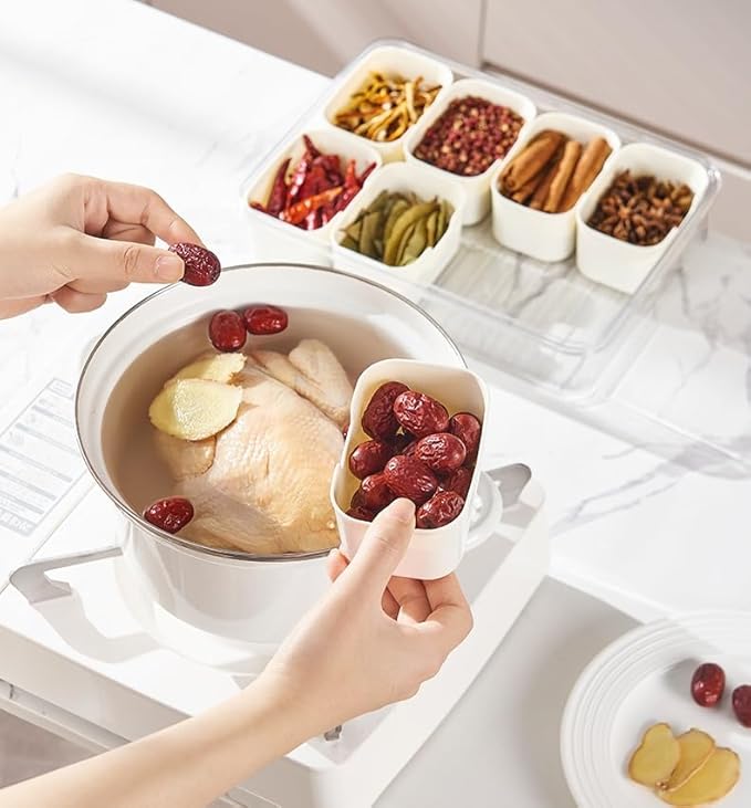 Snack Box Container, Portable Travel Charcuterie Board with Lid, Refrigerator Food Storage Box, Snack Organizer, Divided Storage Containers, chopped salad box (8 Compartment)