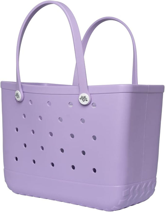 Sunnies Beach Bag - Large Tote Bag for Beach, Pool, & Travel - Lightweight, Waterproof, & Easy-to-Clean - Stylish Summer Bag