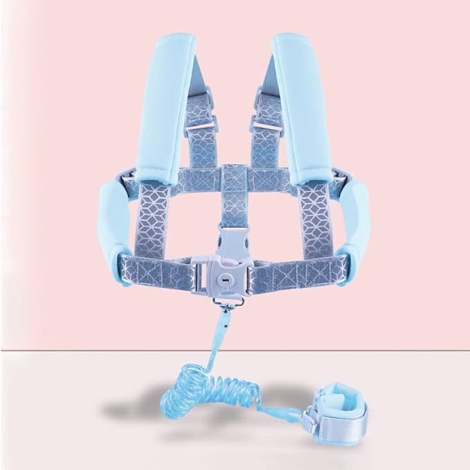 PandaEar Toddler Safety Harnesses & Leashes with Safety Wristband Rope for Babies Toddlers Child Kids