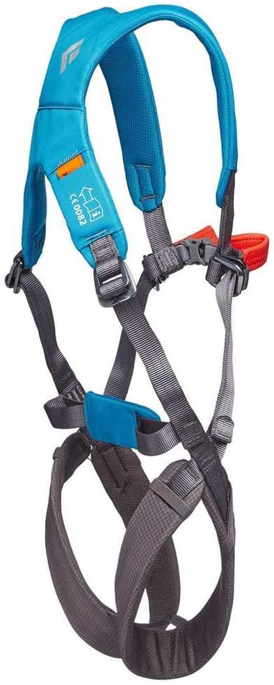 BLACK DIAMOND Kids Momentum Full Body Harness | Secure Fit | Adjustable Design | Safe Climbing Harness for Children
