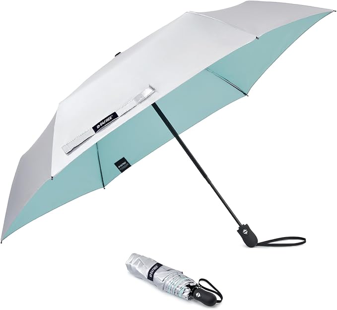 G4Free Mini Ultralight Umbrella UPF 50+ UV Protection Compact Lightweight Travel Umbrella Super Slim Small Portable Automatic Open and Close,40 Inch