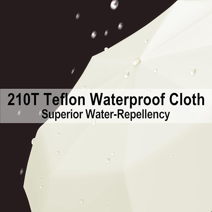 Windproof Mini Travel Folding Umbrella - UPF 50+ Sun & Rain Protection, Small Compact Lightweight Design Fits in Pocket or Bag, Eco-Friendly Fabric Wallet Umbrella for Commuter, Men Women Boys Girls