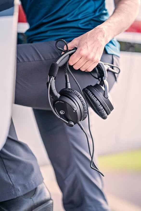 LIGHTSPEED Zulu 4 ANR Aviation Headset - with Dual Bluetooth and FrameFit™ Ear Seals (GA Dual Plugs)