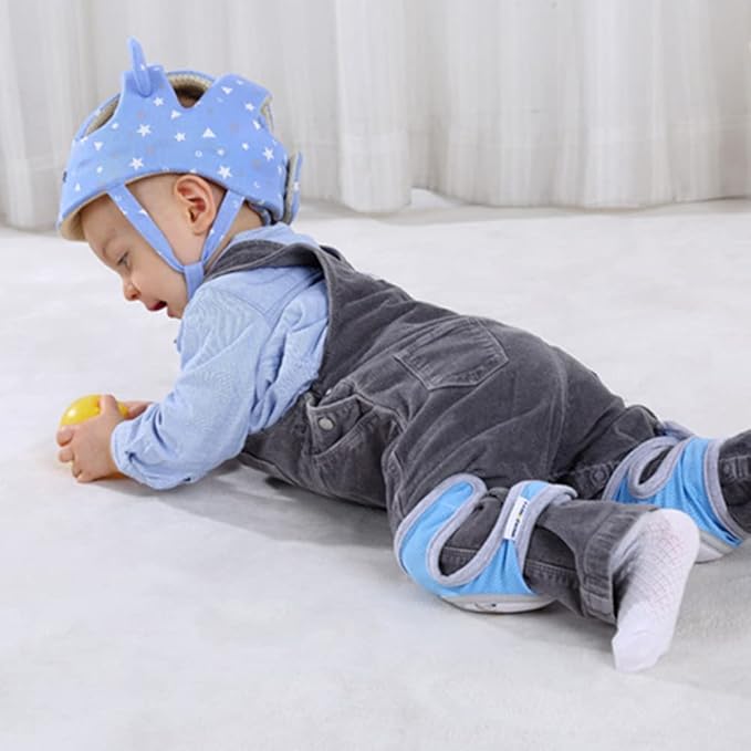 Xifamniy Baby Soft Safety Helmet Foam Head Protector Helmet for Toddler Infant Walking Suit 6-24m (Triangle)