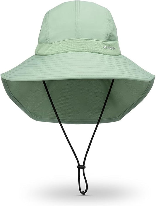 Cooling Sun Defender Sun Hat, UPF 50 UV Protection for Men Women, Wide Brim Outdoor Hat for Hiking, Fishing, Beach, Gardening