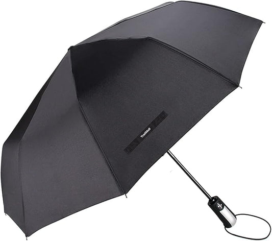 TradMall 3 Pack Travel Umbrella Windproof Portable 46/56 Inches Large Canopy Auto Open & Close