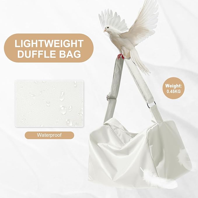 Large Gym Bag with Shoe Compartment, Workout Sport Duffle Bag for Women Travel, Waterproof Shoulder Overnight Bags Lightweight Carry on Tote Bags for Swim, Yoga, Dance