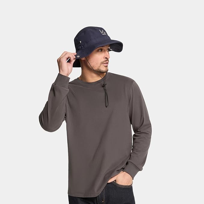 MISSION Cooling Bucket Hat - Unisex Wide-Brim Hat for Men & Women - Lightweight, Foldable & Durable - Cools Up to 2 Hours
