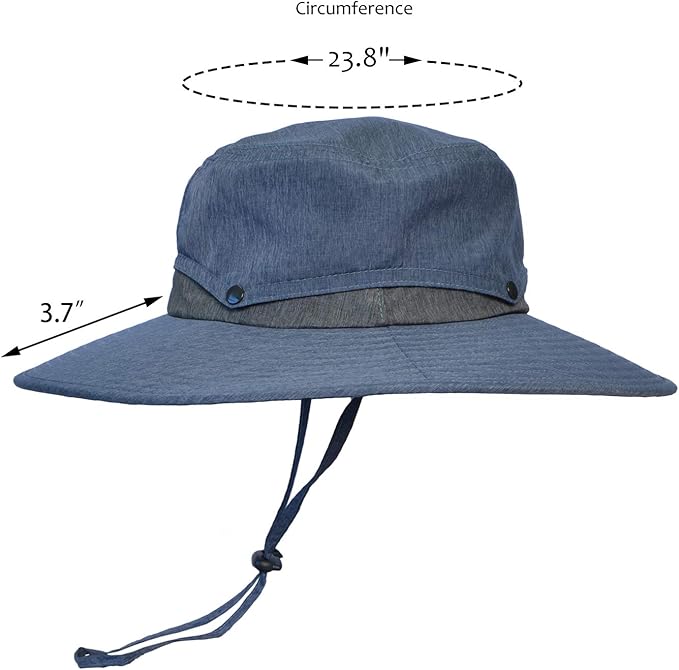 Solaris Sun Hat with Neck Flap, UPF 50 Sun Protection Lightweight Sun Cap for Men Women, Wide Brim Hat for Fishing Hiking