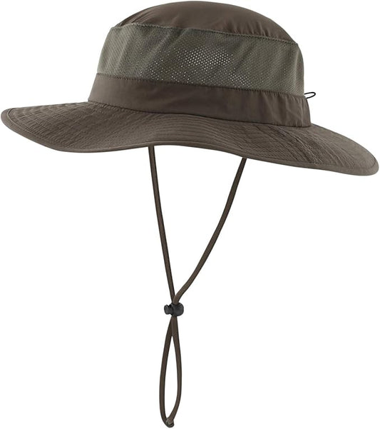 Home Prefer Outdoor UPF50+ Mesh Sun Hat Wide Brim Fishing Hat with Neck Flap Sun Hat for Men Women