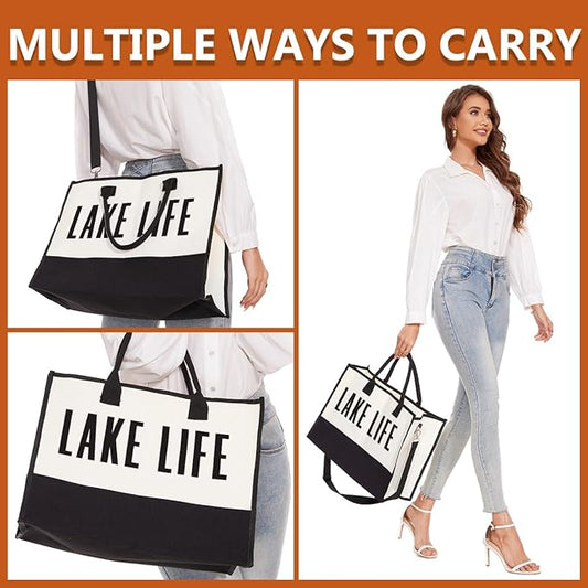 FORBIDDEN PAPER Mothers Day Grandma Mimi Yaya Retirement Dance Aunt Travel Book Witchy Gifts for Women Tote Bag & Makeup Bag