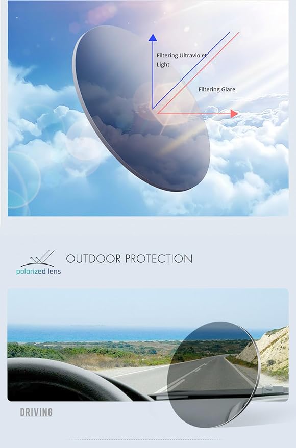 CARFIA Polarized Sunglasses for Women UV Protection Small Face Acetate Frame CA5288