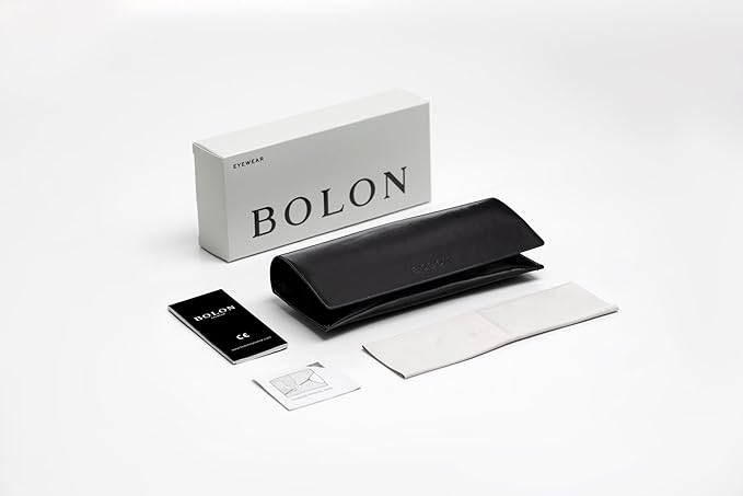 BOLON Men Women Retro 90’s Vintage Y2K Trendy Rectangle Polarized Sunglasses, Exclusive Eyewear Brand of EssilorLuxottica