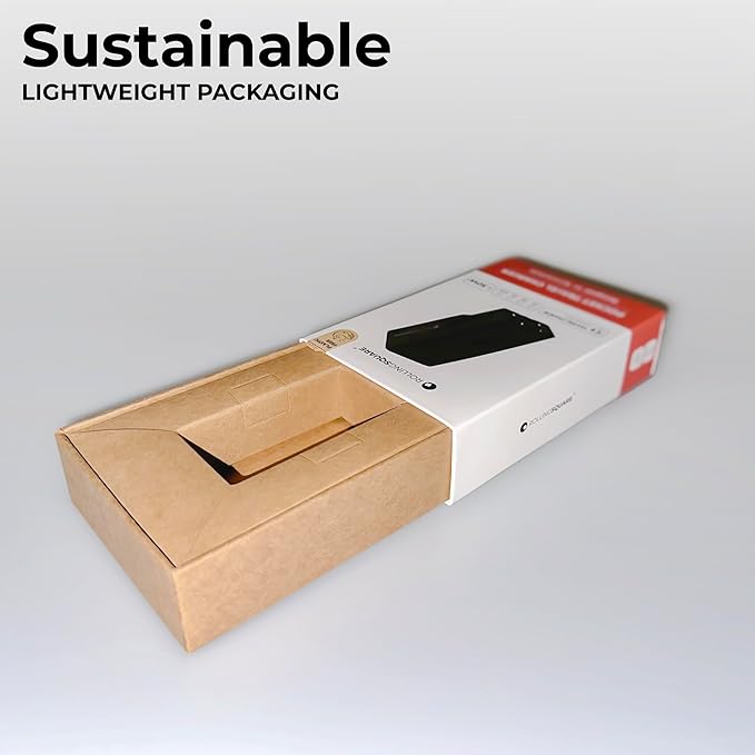 Rolling Square Portable Pocket Travel Adapter I Universal USB-C Charger for 200+ Countries I US, EU, UK, AU Plug 30W Fast Charging for Smartphones, Tablets & More I Compact & Lightweight I Black