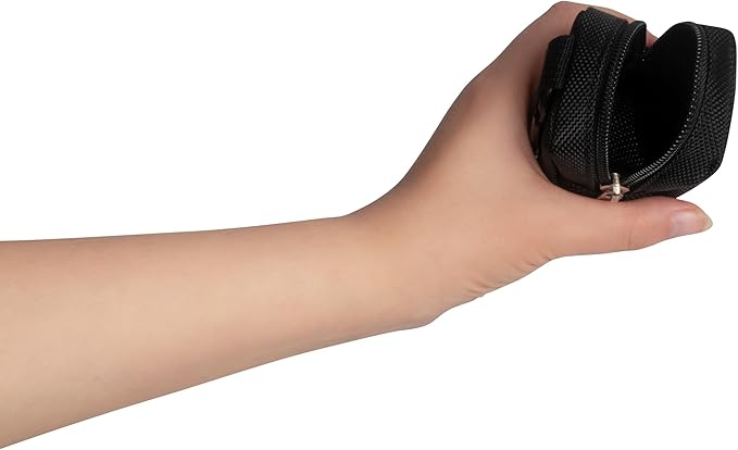 2 PCS Mini Pouch with Carabiner Clip,Coin Purse,Tiny Zipper Storage Pocket Bag,Small Makeup Electronics Accessories Organizer Case for AirPods,Cord,Charger,Cable,Keychain,Lipstick,Earphone,Wallet