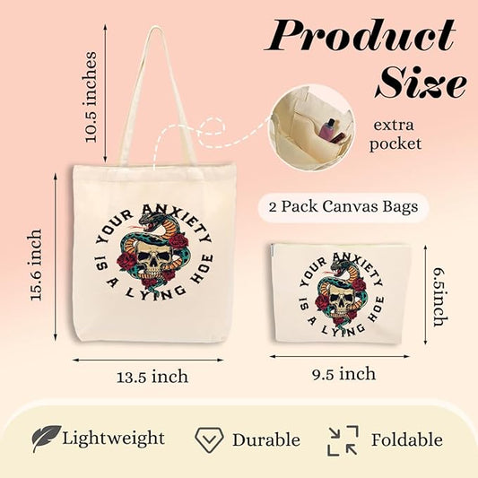 Writer Sewing Doctor Seam Principa Cosmetic Makeup Bag Beach Canvas Tote Bag for Women Girls Christmas Birthday