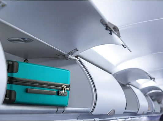 MILADA Carry On Luggage 22x14x9 Airline Approved With Wheels 20 inch Carry On Bag Hard Case Luggage TSA Approved Carry On Suitcase Rolling Luggage For Women Men,Caribbean Blue