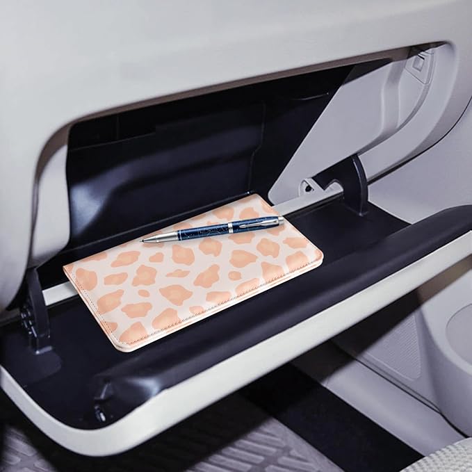 CoBak Car Registration and Insurance Holder - Vehicle Glove Box Car Organizer,Auto Truck Comparment Accessories Case with Magnetic Closure for Driver License,Cards