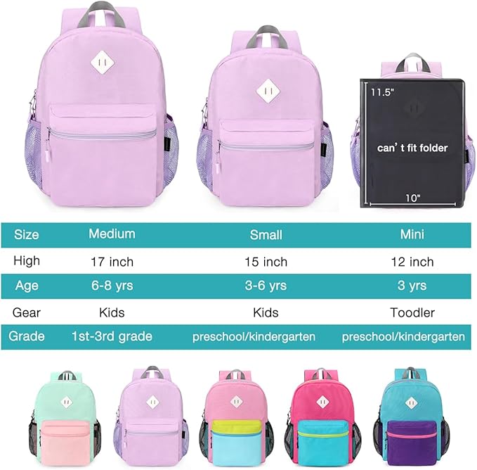 STEAMEDBUN Toddler Backpack for Girls 2-4, Kindergarten & Preschool Mini