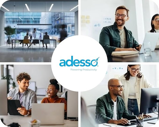 Adesso Xtream P800 Bluetooth Headphones with Active Noise Cancellation, Built-in Mic, 40H Battery, 3.5mm AUX, Foldable, for PC, Laptop, Mobile Devices