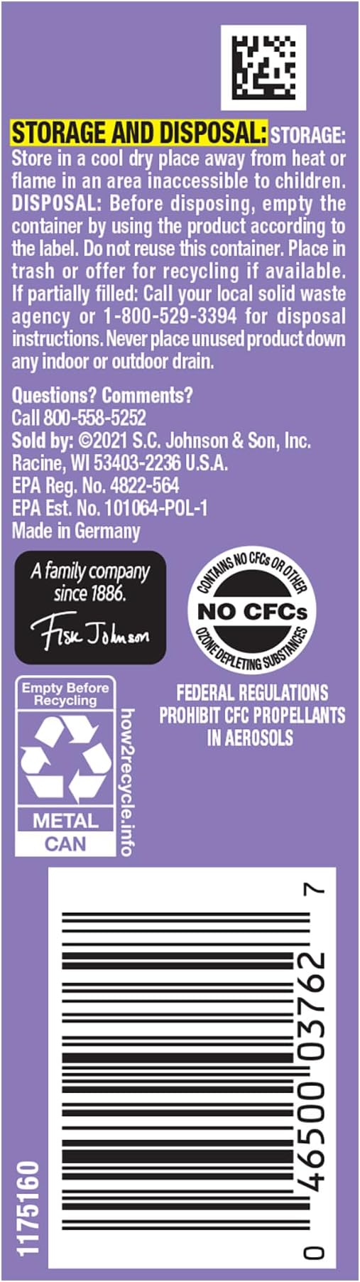 OFF! Clean Feel Insect Repellent Aerosol with 20% Picaridin, Bug Spray with Long Lasting Protection from Mosquitoes, Feels Good on Skin, 5 oz