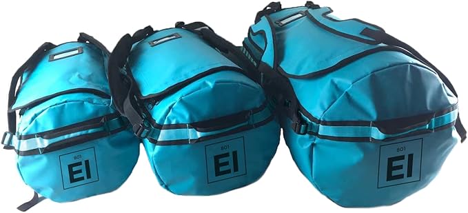 Element Equipment Trailhead Duffel Bag Shoulder Straps Waterproof Teal Medium