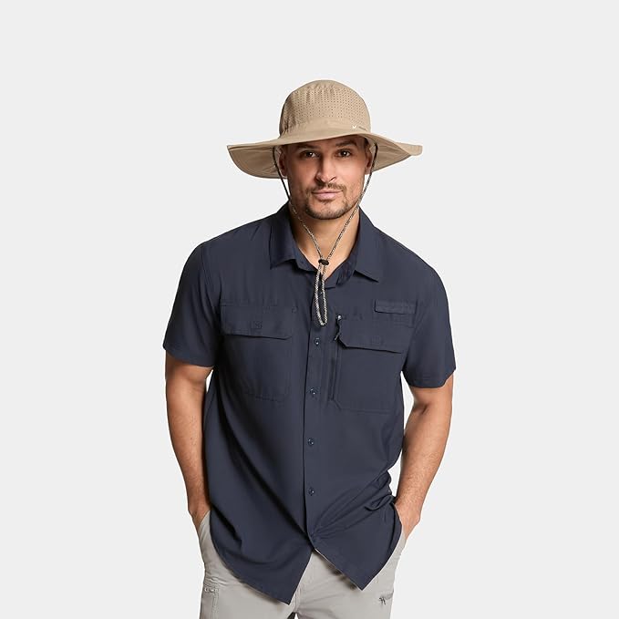 MISSION Cooling UPF Boonie Hat - Unisex Sun Hat for Hiking, Beach & Fishing - Sweat & Water Activated Technology