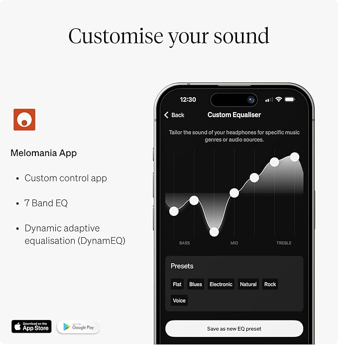 Cambridge Audio Melomania P100 SE Headphones - Bluetooth, Active Noise Cancelling with Hi-Fi Sound, 100 Hour Playback with User Replaceable Battery, Gaming Mode and Carry Case - Black