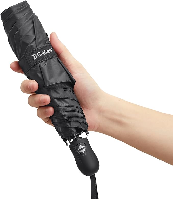 G4Free Mini Ultralight Umbrella UPF 50+ UV Protection Compact Lightweight Travel Umbrella Super Slim Small Portable Automatic Open and Close,40 Inch