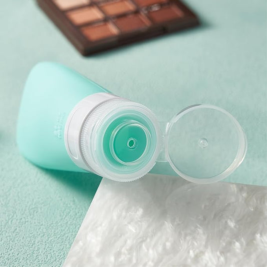 INSFIT Portable Travel Bottles, TSA Approved Leak Proof Containers for Toiletries, BPA Free Refillable Accessories for Shampoo, Body Wash, Liquids (4 Pack)