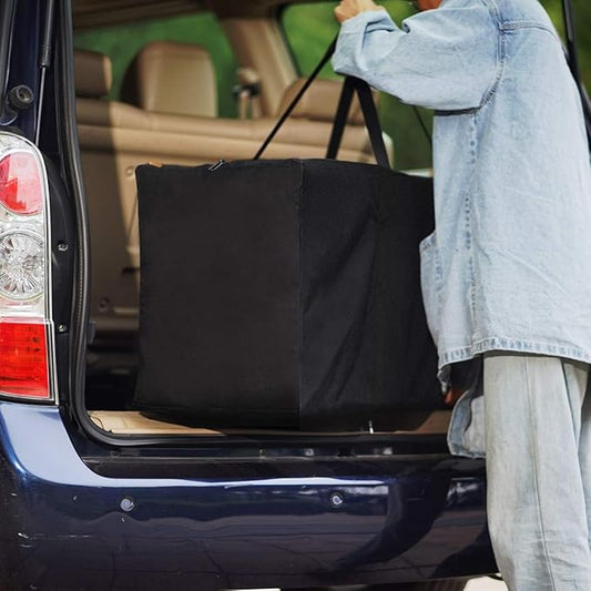 INFANZIA 47inch Sports Duffel Travel Bag, 196L Extra Large Duffel Luggage Bag with Upgrade Zipper, Water Resistant & Foldable Equipment Storage Bag for Camping Tent Tripod Fishing, 2PCS