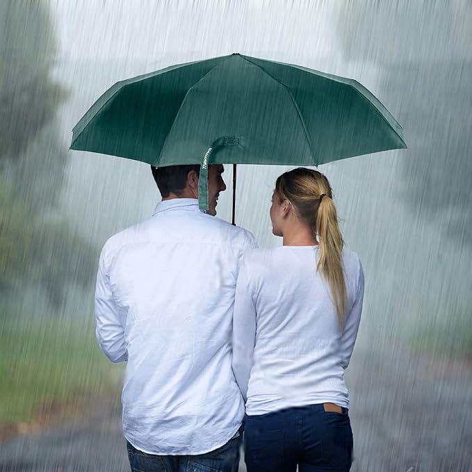 TradMall 3 Pack Travel Umbrella Windproof Portable 46/56 Inches Large Canopy Auto Open & Close