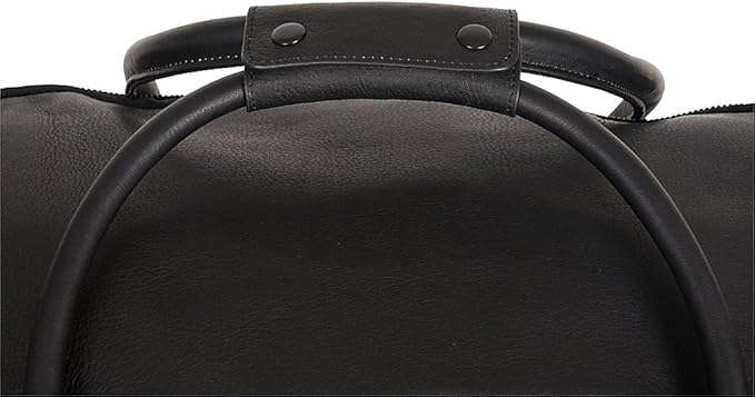 Kenneth Cole REACTION Duff Guy Colombian Leather 20" Single Compartment Top Load Travel Duffel Bag, Cognac