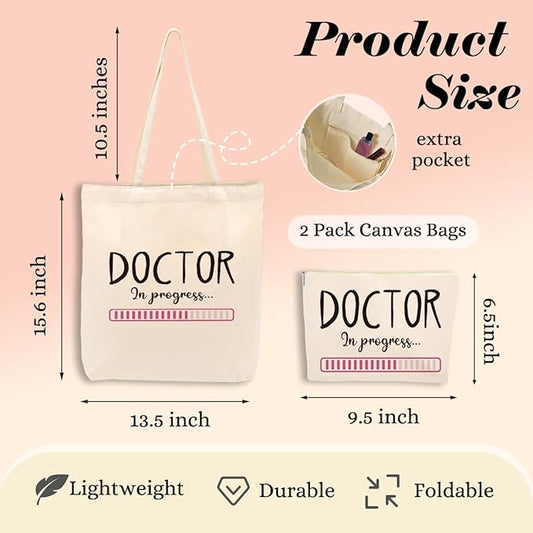 Writer Sewing Doctor Seam Principa Cosmetic Makeup Bag Beach Canvas Tote Bag for Women Girls Christmas Birthday