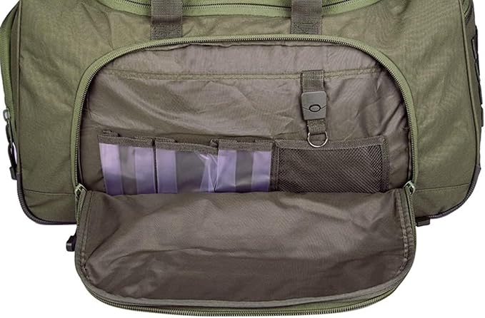 HYKING Gym Bag for Women & Men Tactical Duffle Military Weekender Work Out Lightweight Waterproof Sports Tote Shoe Pocket Green